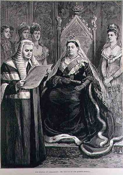 The Opening of Parliament: The Reading of the Queen